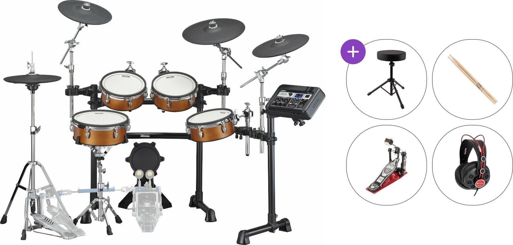 Комплект електронни барабани Yamaha DTX8K-X Standard SET Real Wood Комплект електронни барабани