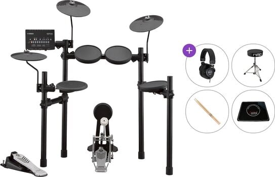 E-Drum Set Yamaha DTX452K Premium SET Black E-Drum Set - 1