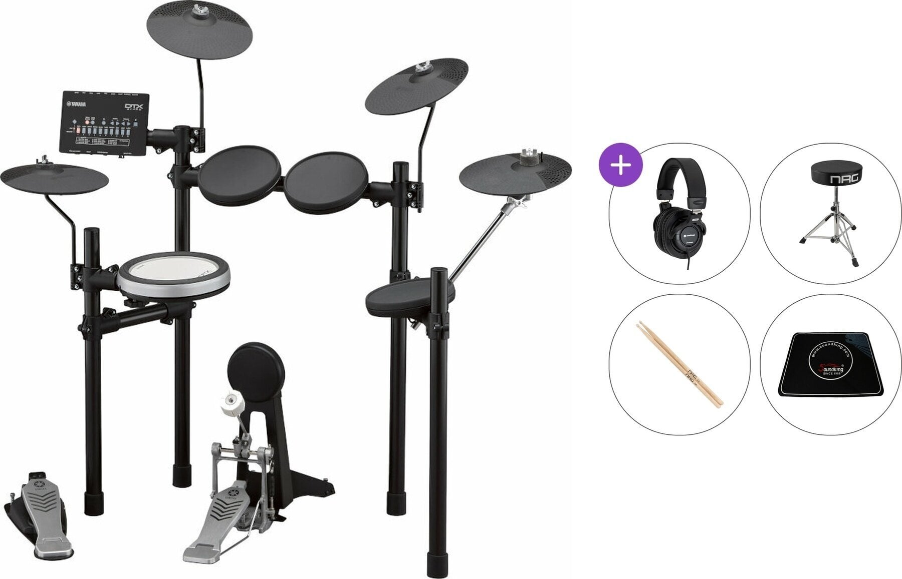 Elektronski bobni seti Yamaha DTX482K Premium SET Black Elektronski bobni seti