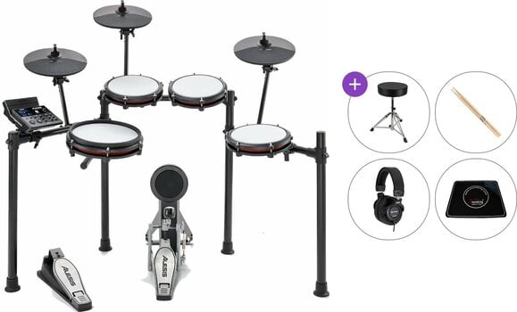 Set Batteria Elettronica Alesis Nitro Max Kit Premium SET Black Set Batteria Elettronica - 1