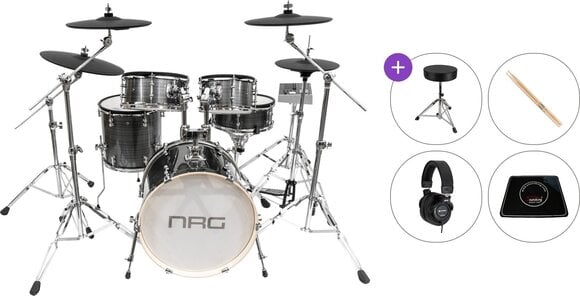 Electronic Drumkit NRG EDK-1000 Pro Kit Premium SET Grey Electronic Drumkit - 1