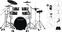 Set Batteria Elettronica Roland VAD316 Premium SET Black Set Batteria Elettronica