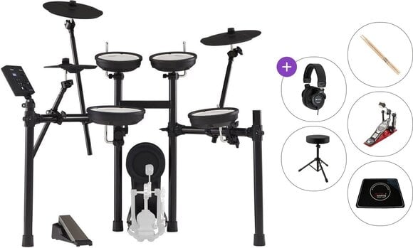 Elektroninis būgnų komplektas Roland TD-07KV Premium SET Black Elektroninis būgnų komplektas - 1