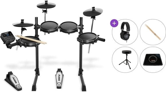 Elektronisk trommesæt Alesis Turbo Mesh Kit Premium SET Black Elektronisk trommesæt - 1