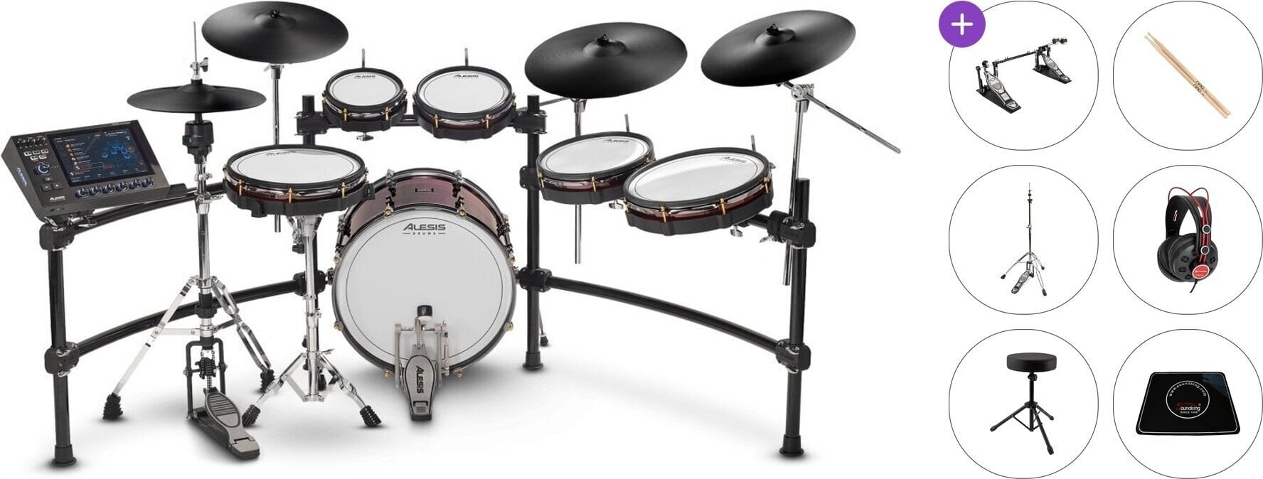 Set Batteria Elettronica Alesis Strata Prime Premium SET Black Set Batteria Elettronica
