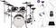 Комплект електронни барабани Pearl P-EM-53HB e/Merge Hybrid Premium SET Black Комплект електронни барабани