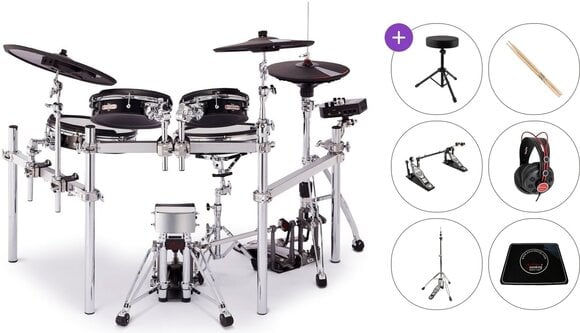 Elektroniskais bungu komplekts Pearl P-EM-53T e/Merge Traditional Premium SET Black Elektroniskais bungu komplekts - 1