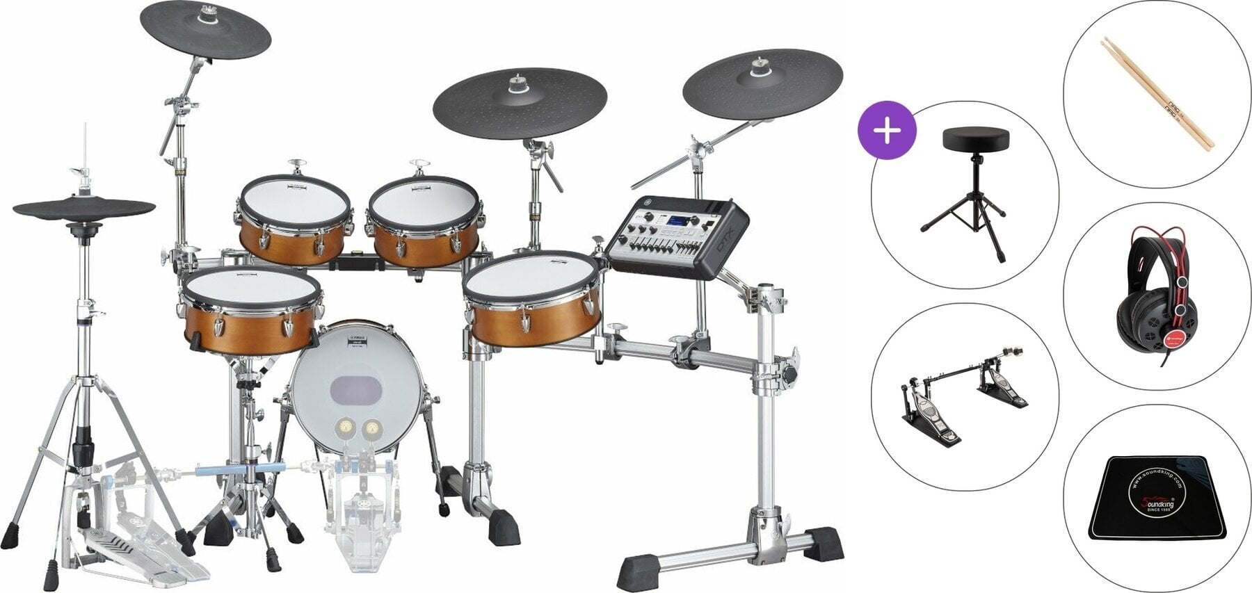 Set de tobe electronice Yamaha DTX10K-M Premium SET Real Wood Set de tobe electronice