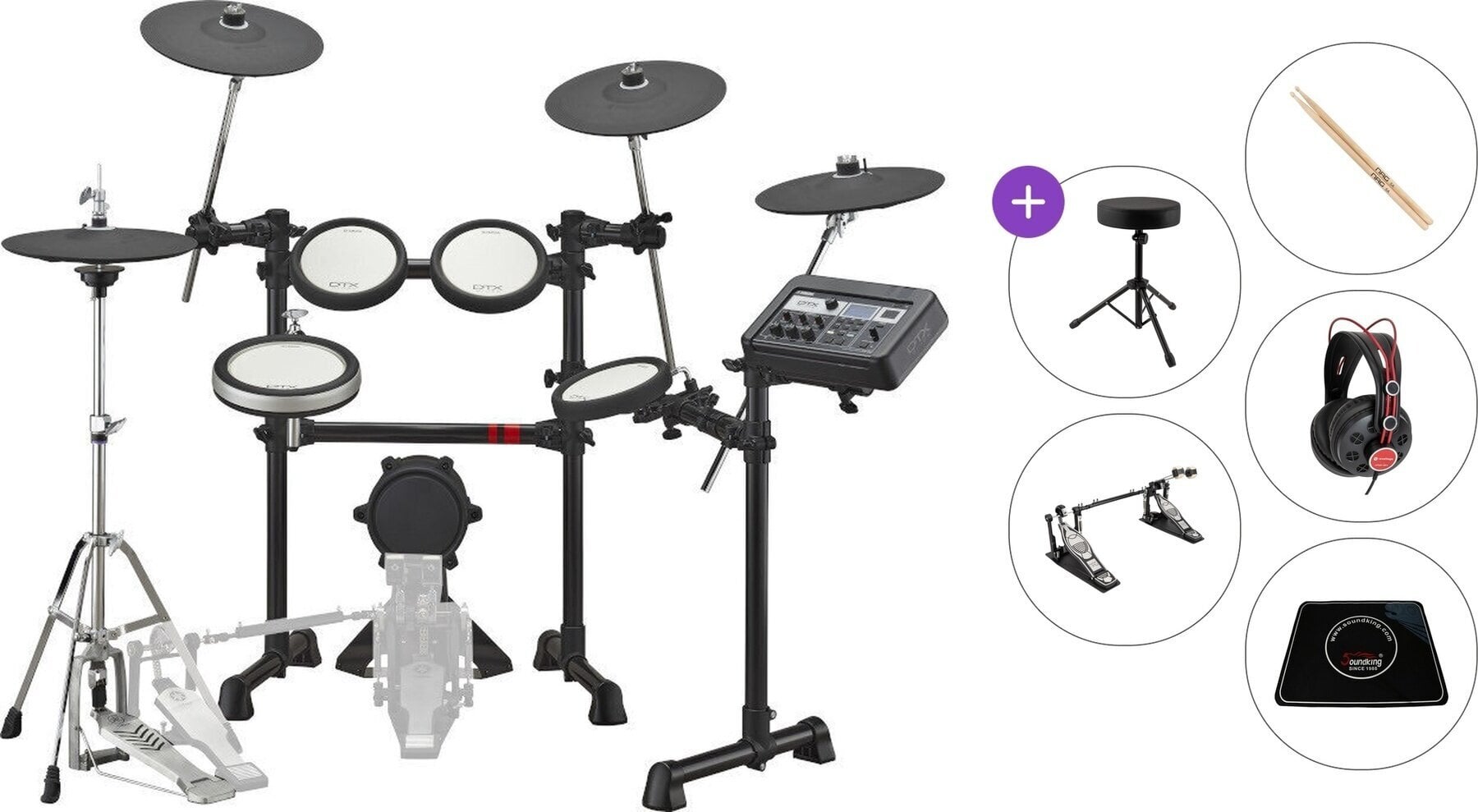 Elektronski bobni seti Yamaha DTX6K3-X Premium SET Black Elektronski bobni seti