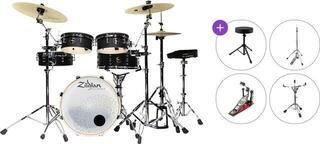 Комплект електронни барабани Zildjian Alchem-E Bronze EX Basic SET Matte Black Wrap Комплект електронни барабани