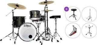 Комплект електронни барабани Zildjian Alchem-E Gold Basic SET Black Gold Foundry Shimmer Gloss Lacquer Комплект електронни барабани