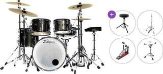 Комплект електронни барабани Zildjian Alchem-E Gold EX Basic SET Black Gold Foundry Shimmer Gloss Lacquer Комплект електронни барабани