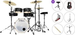 Комплект електронни барабани Zildjian Alchem-E Bronze EX Standard SET Matte Black Wrap Комплект електронни барабани