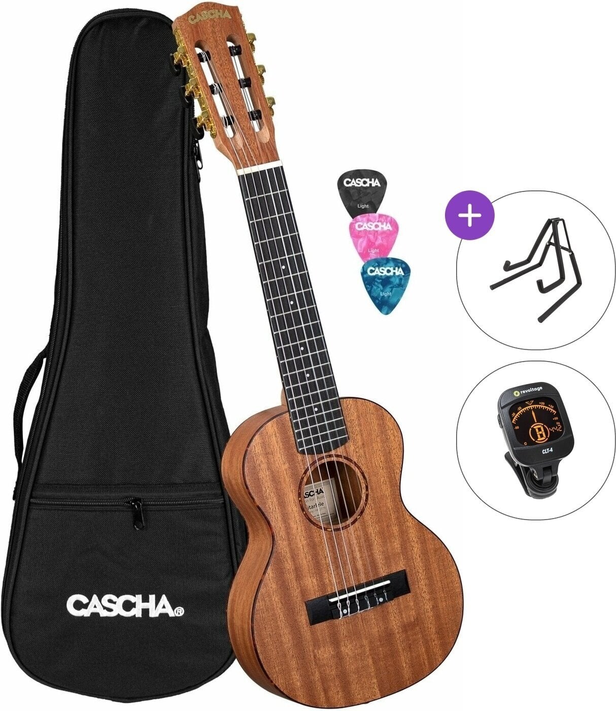 Guitalele Cascha HH 2179 Standard SET Natural Guitalele