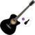Akustická gitara Jumbo Pasadena PGC-10 Basic SET Black Akustická gitara Jumbo