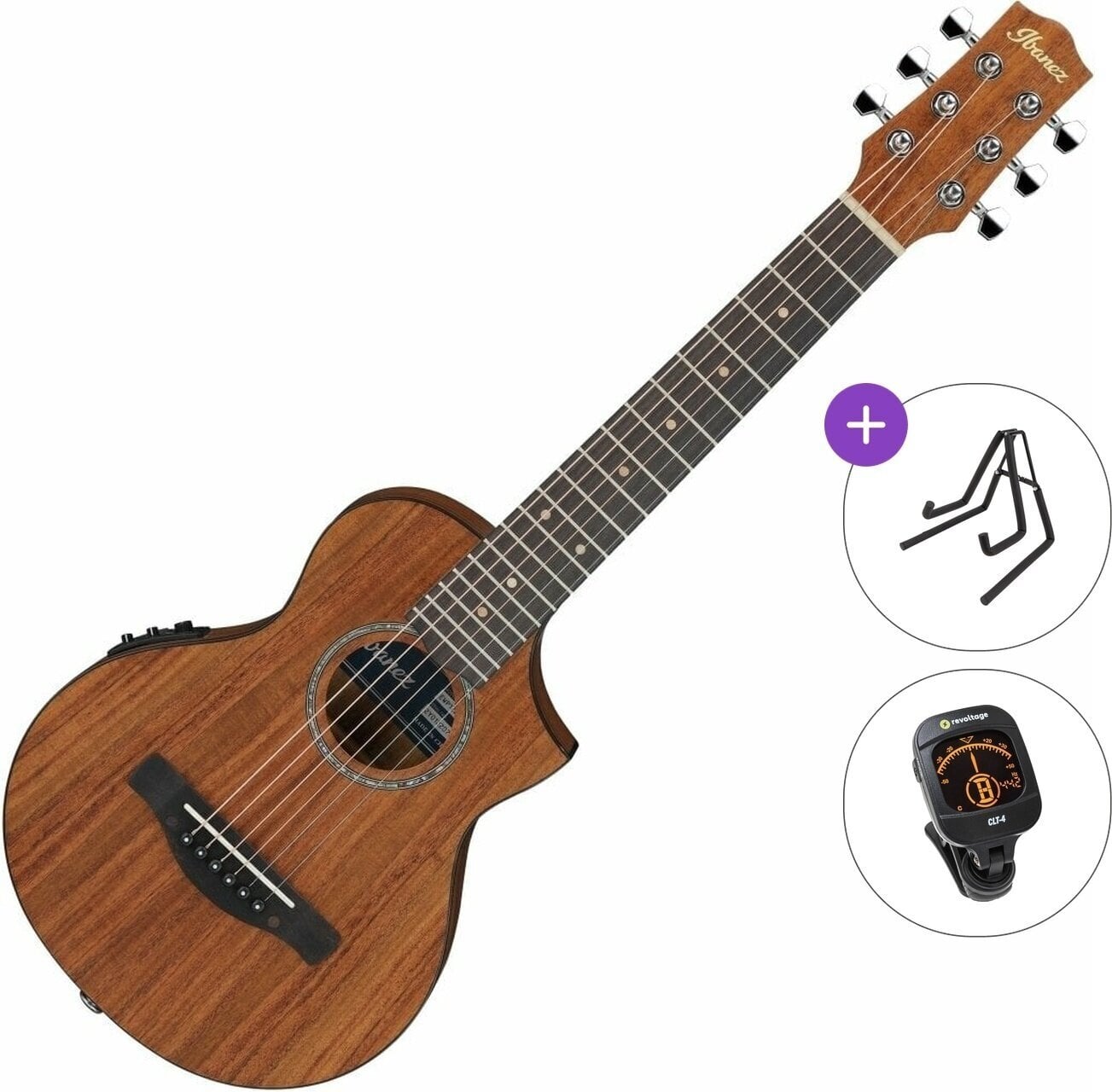 Guitalele Ibanez EWP12EWB-OPN Standard SET Open Pore Natural Guitalele