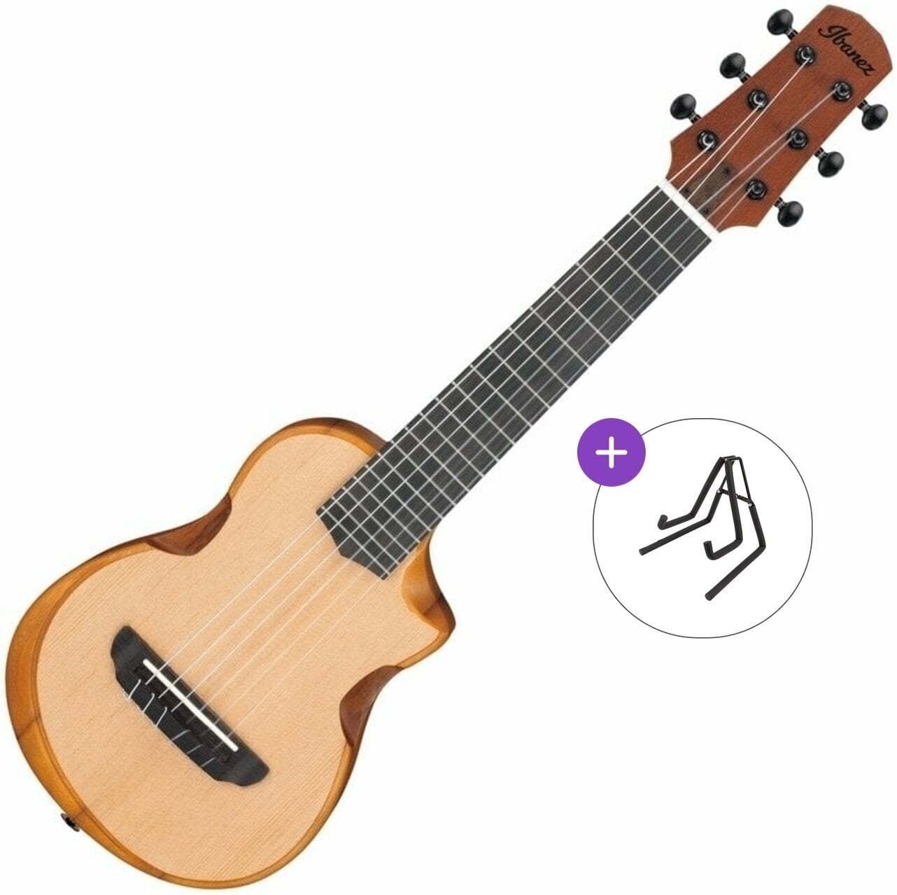 Guitalele Ibanez AUP10N-OPN Basic SET Open Pore Natural Guitalele