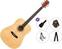 Akustikgitarre Pasadena PD-10 Premium SET Natural Akustikgitarre