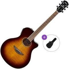 elektroakustiskā ģitāra Yamaha APX600FM Basic SET Tobacco Brown Sunburst elektroakustiskā ģitāra