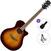 Ηλεκτροακουστική Κιθάρα Jumbo Yamaha APX600FM Standard SET Tobacco Brown Sunburst Ηλεκτροακουστική Κιθάρα Jumbo