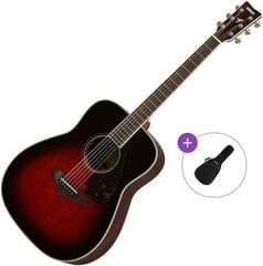 Dreadnought-gitar Yamaha FG830 Basic SET Tobacco Brown Sunburst Dreadnought-gitar