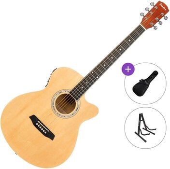 Elektroakustická gitara Jumbo Pasadena PGC-10E Standard SET Natural Elektroakustická gitara Jumbo - 1