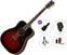 Dreadnought kitarr Yamaha FG830 Premium SET Tobacco Brown Sunburst Dreadnought kitarr