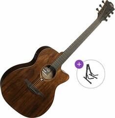 elektroakustisk gitar LAG Sauvage ACE Basic SET Natural elektroakustisk gitar