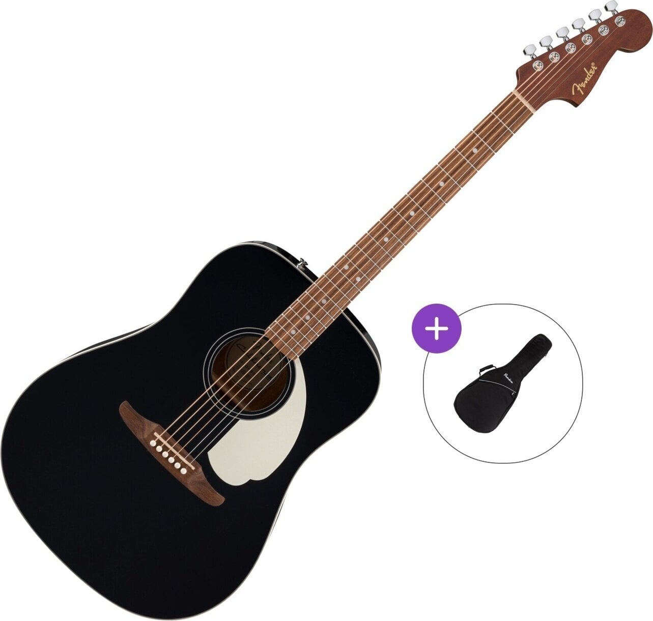 Gitara akustyczna Fender California Standard Redondo Basic SET Black Gitara akustyczna