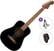 Dreadnought-kitara Fender California Standard Redondo Mini Standard SET Black Dreadnought-kitara