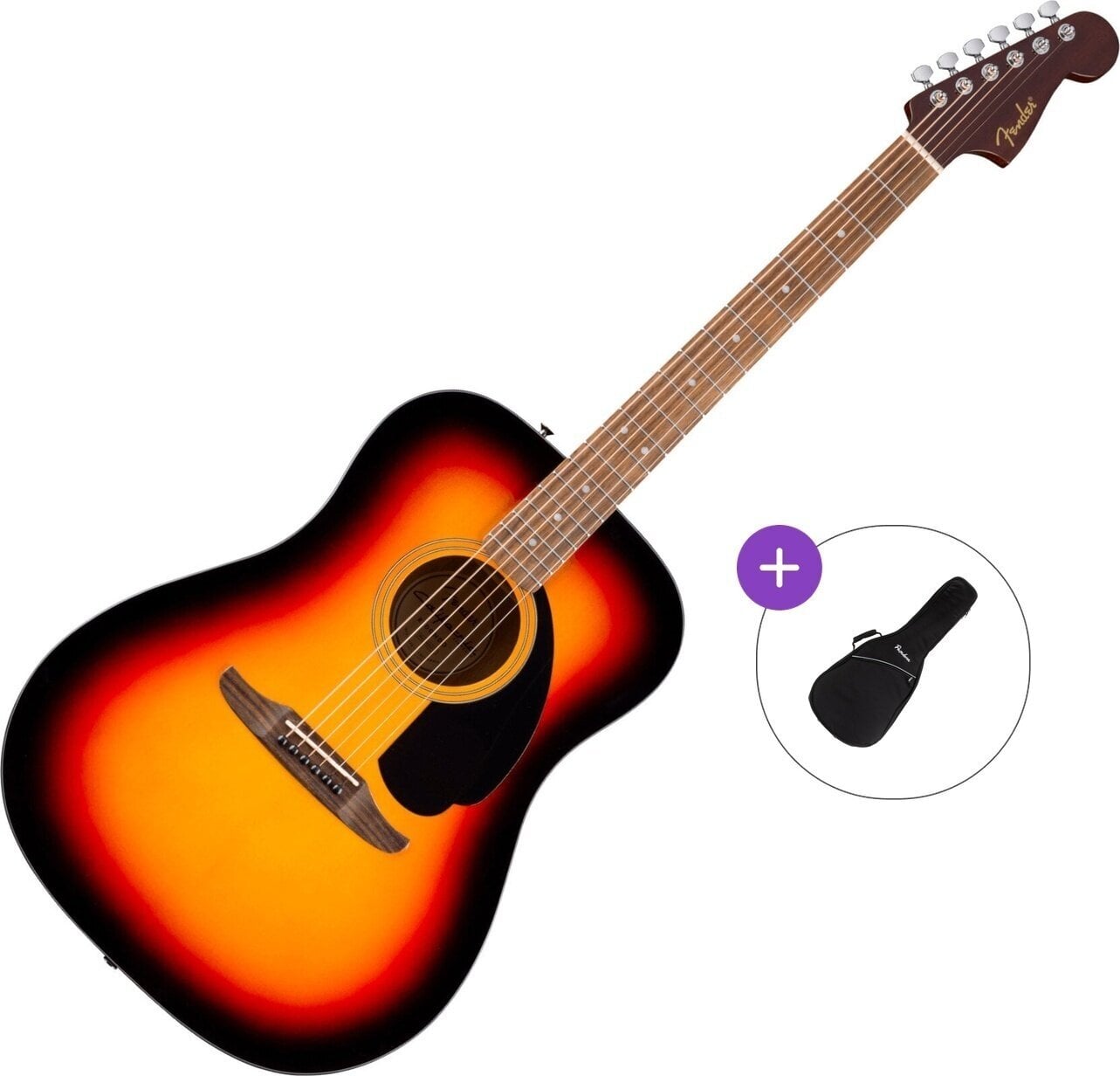 Akustična gitara Fender California Standard Redondo Basic SET 3-Color Sunburst Akustična gitara