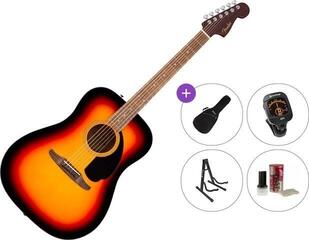 Dreadnought-kitara Fender California Standard Redondo Premium SET 3-Color Sunburst Dreadnought-kitara