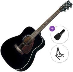 Akustikgitarre Yamaha F 370 Standard SET Black Akustikgitarre