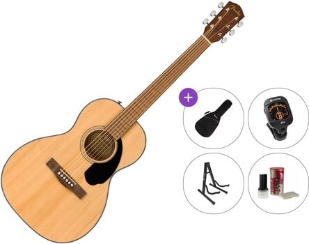Folk-kitara Fender CP-60S Parlor WN Premium SET Natural Folk-kitara - 1