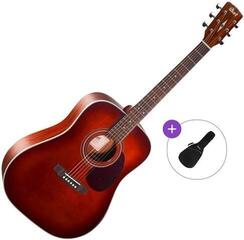 Akoestische gitaar Cort Earth 70 Basic SET Brown Akoestische gitaar