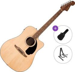 elektroakustisk gitar Fender California Standard Redondo CE Standard SET Natural elektroakustisk gitar