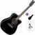 Chitarra Semiacustica Dreadnought Yamaha FX370C Standard SET Black Chitarra Semiacustica Dreadnought