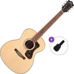 Jumbo Akustikgitarre Guild OM-340 Basic SET Natural Jumbo Akustikgitarre