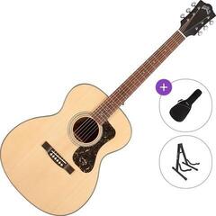 Jumbo Akustikgitarre Guild OM-340 Standard SET Natural Jumbo Akustikgitarre
