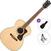 Jumbo Akustikgitarre Guild OM-340 Standard SET Natural Jumbo Akustikgitarre