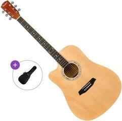Akustična gitara Pasadena PDC-10L Basic SET Natural Akustična gitara