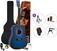 Dreadnought Guitar SX SD104KBUS Premium SET Blue Sunburst Dreadnought Guitar