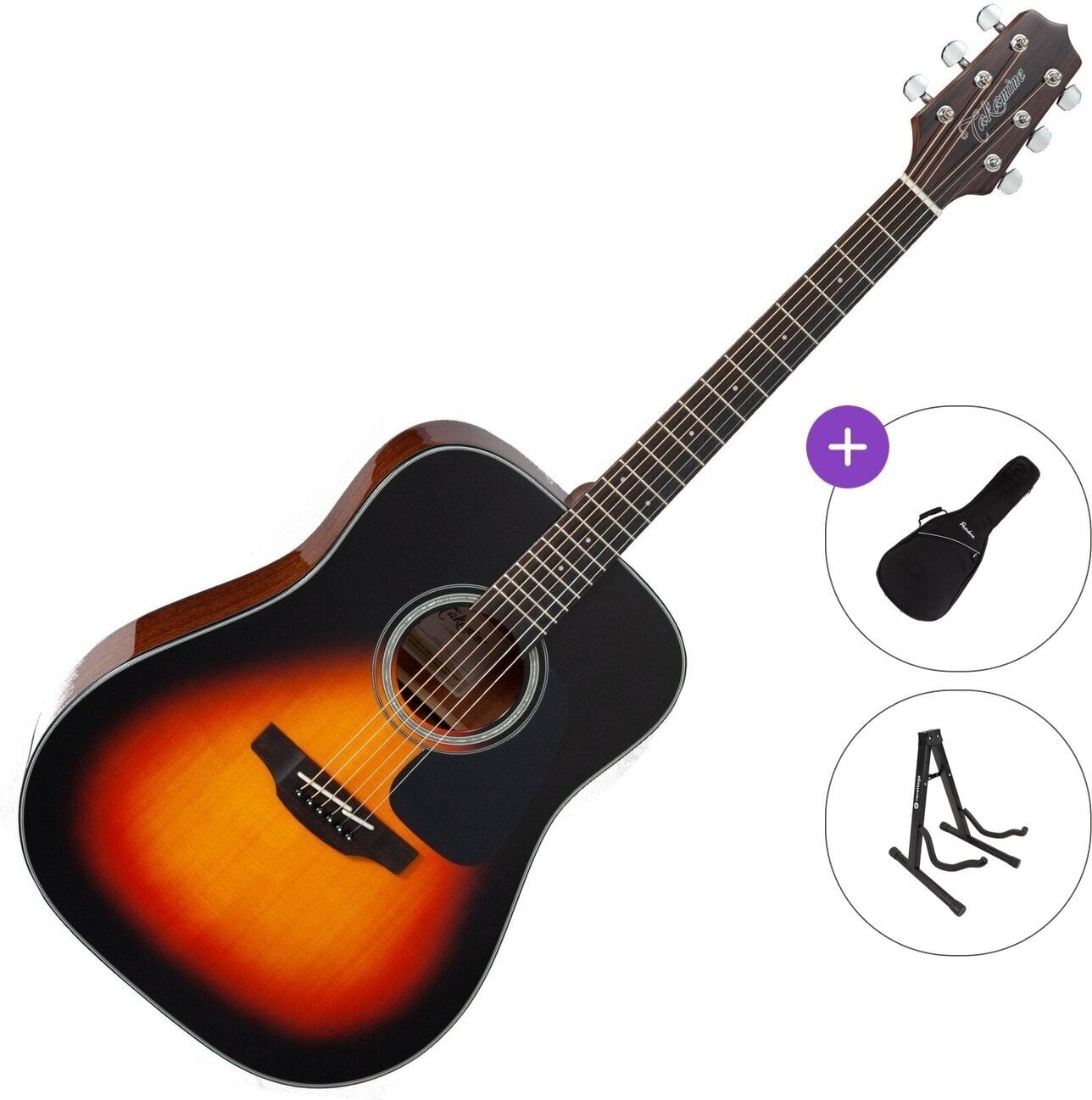 Ακουστική Κιθάρα Takamine GD30 Standard SET Brown Sunburst Ακουστική Κιθάρα