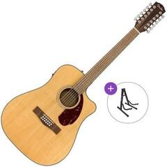 12 strunska elektroakustična kitara Fender CD-140SCE WN 12 Basic SET Natural 12 strunska elektroakustična kitara