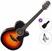 Elektroakustinen kitara Takamine GF30CE-BSB Standard SET Brown Sunburst Elektroakustinen kitara