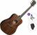 Akoestische gitaar LAG Sauvage D Standard SET Natural Akoestische gitaar