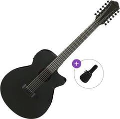 12 strunska elektroakustična kitara Ibanez AEG1221-BOT Basic SET Black Out 12 strunska elektroakustična kitara