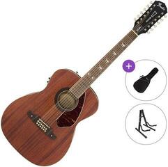 12-snarige elektrisch-akoestische gitaar Fender Tim Armstrong Hellcat 12 WN Standard SET Natural 12-snarige elektrisch-akoestische gitaar