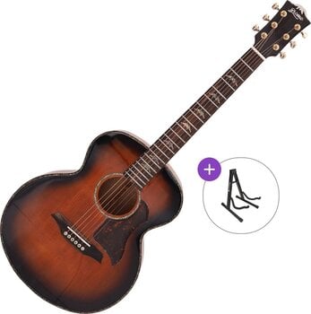 elektroakustisk gitar Bromo BAN8E Basic SET Vintage Sunburst elektroakustisk gitar - 1