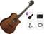 Elektroakustinen kitara LAG Tramontane 98 T98DCE Premium SET Natural Elektroakustinen kitara